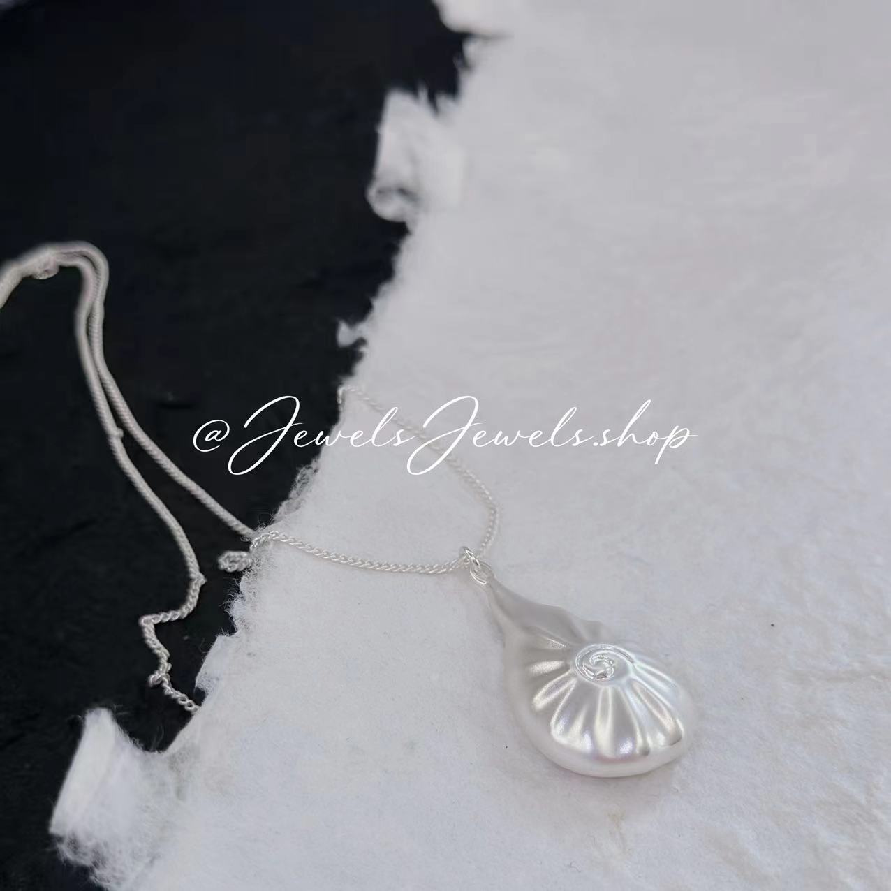 Shell (Silver Plated) Pendant Necklaces