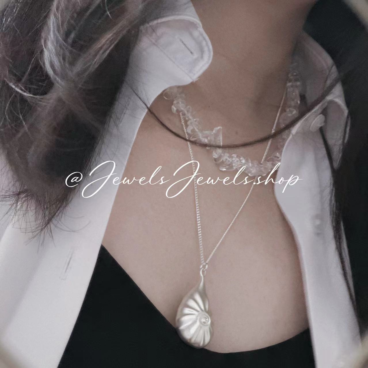 Shell (Silver Plated) Pendant Necklaces