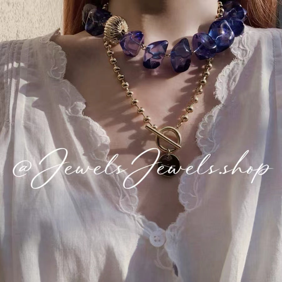 Blue stone vintage Necklace